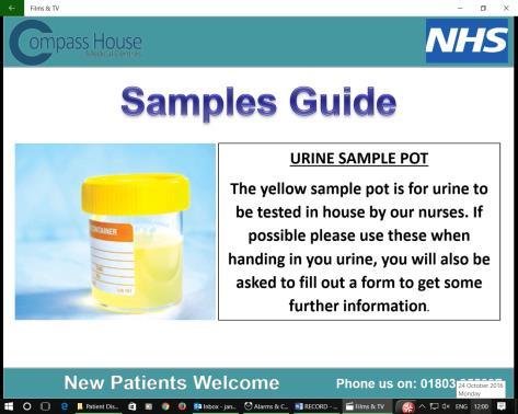 all patients C - Samples guide Explanation of the