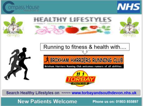 M - Healthy Lifestyles v2 A slide showing local activities and associated groups etc.