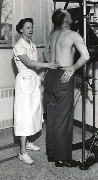 1954 Physical therapy opened.