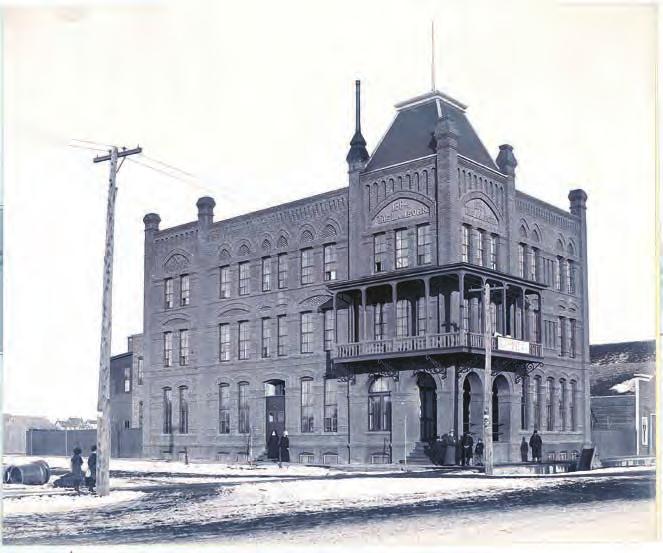 1885 Lamborn Hotel purchased for the purpose of establishing a hospital. The hospital opened on May 6.