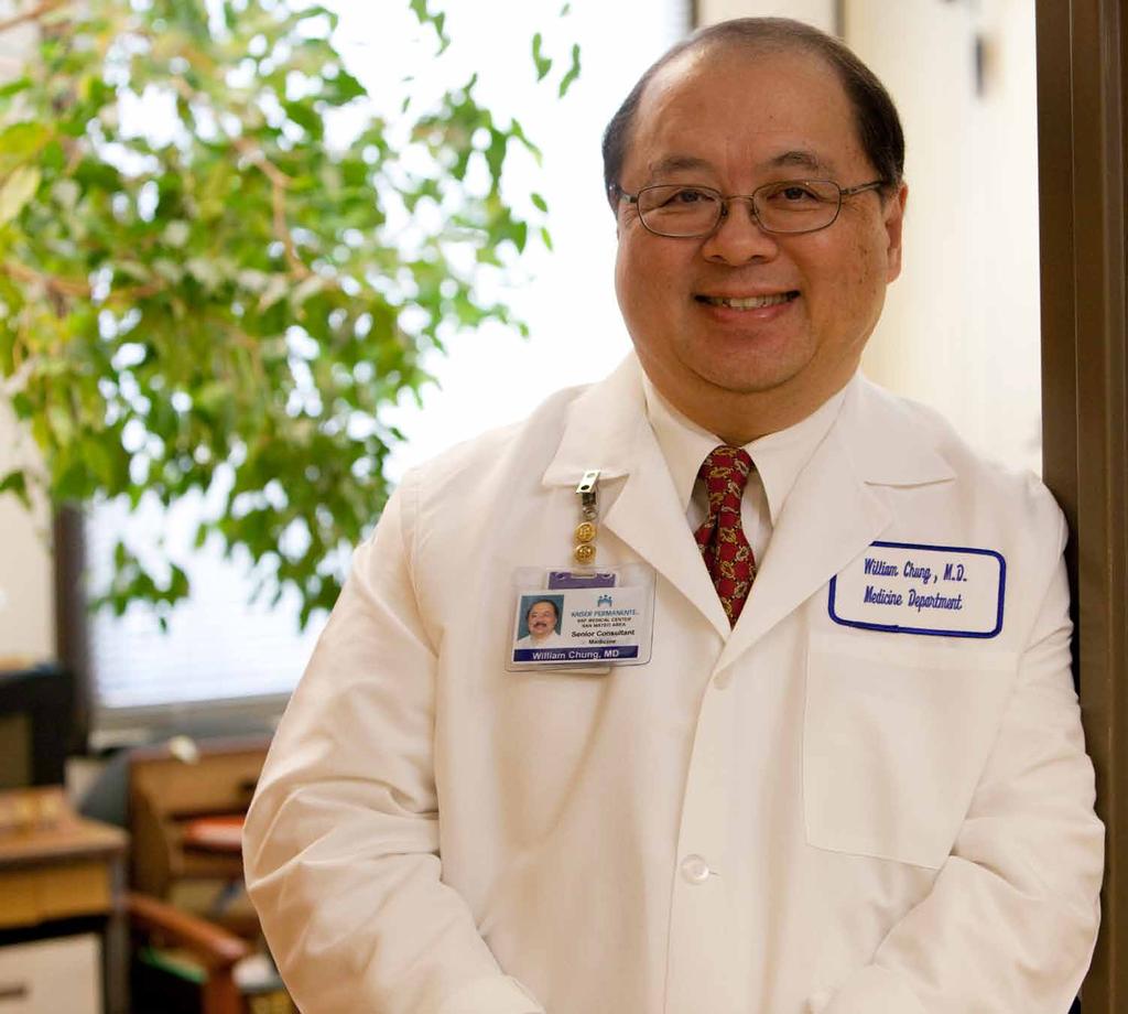 William Chung, MD Dr. Chung has established a comfort level with his patients that only come with time and caring. Dr. William Chung s patients love him.