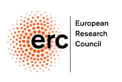 ERC (European Research Council) calls ERC StG (Starting) : for young researchers 2-7 years after the finished doctorate, up to 2 mio EURs for the period of up to 5 years ERC CoG (Consolidated): for