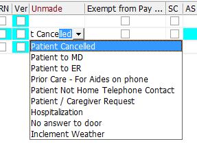 How to Document an Unmade Visit When a visit is missed and CANNOT be rescheduled during the same Medicare week: Go to your Timelog (Allscripts Homecare>Transactions>General>Timelog) Select the