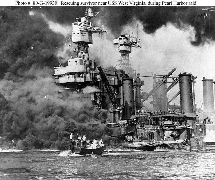 American fighter planes were destroyed and over 2500 Americans were killed. The United States lost three of its aircraft carriers, temporarily crippling the American navy.