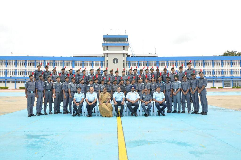 AIR FORCE ATTACHMENT CAMP -- 2016 Our college cadet f/c s. Atshaya of B.