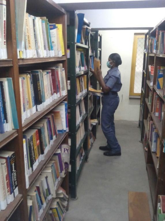 EVENT NAME :Library cleaning DATE: 11.12.