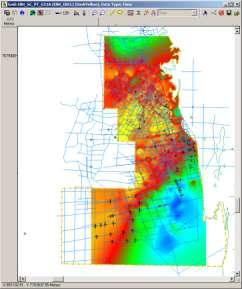 of seismic and well data to best assess the commerciality of wells, project