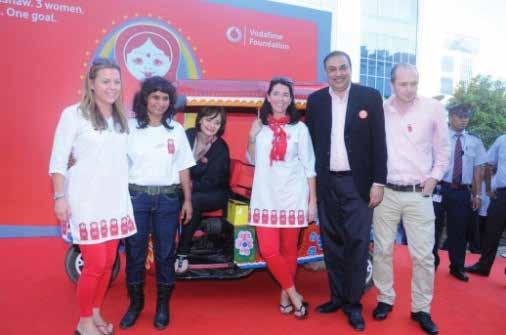 Red Rickshaw Revolution To acknowledge and salute the extraordinary contribution made by ordinary women towards empowerment, the Vodafone Foundation launched a first-of-its-kind initiative the Red