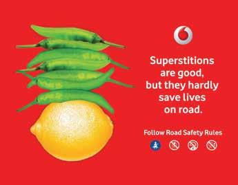 Road Safety Awareness In Rajasthan, the Nimbu Mirchi campaign was initiated to illustrate the importance of Road Safety.