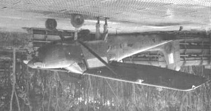 Photo 5.6 - Cessna 180A with ARDF equipment at Nui Dat - Note antenna pod in the up position After crash landing Dick scrambled from the broken aircraft to face an encircling patrol dressed in black.