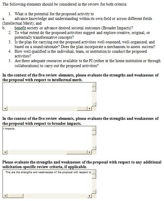 and the Review Elements Review Criteria and