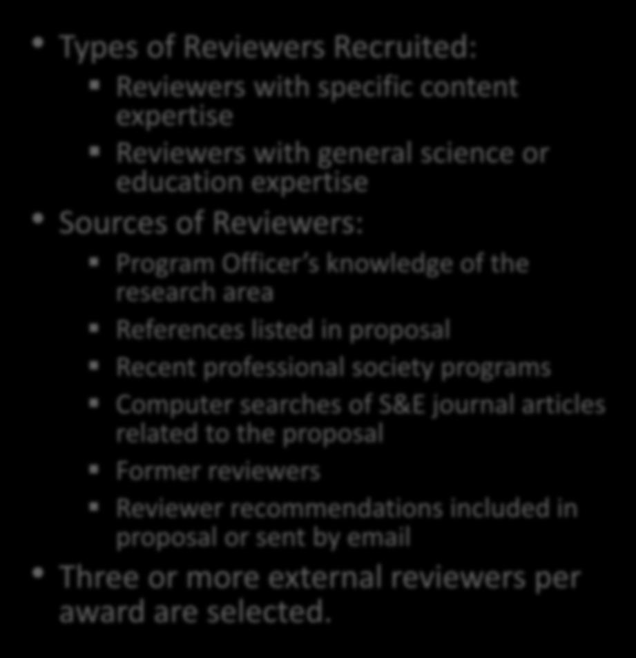 How are Reviewers Selected?