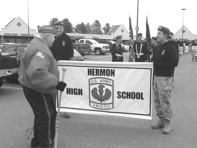 District 13 District 13 continued Banners of Heroes ERMON, Maine Marching in a H parade usually doesn t require homework, but Hermon High School s Jr.