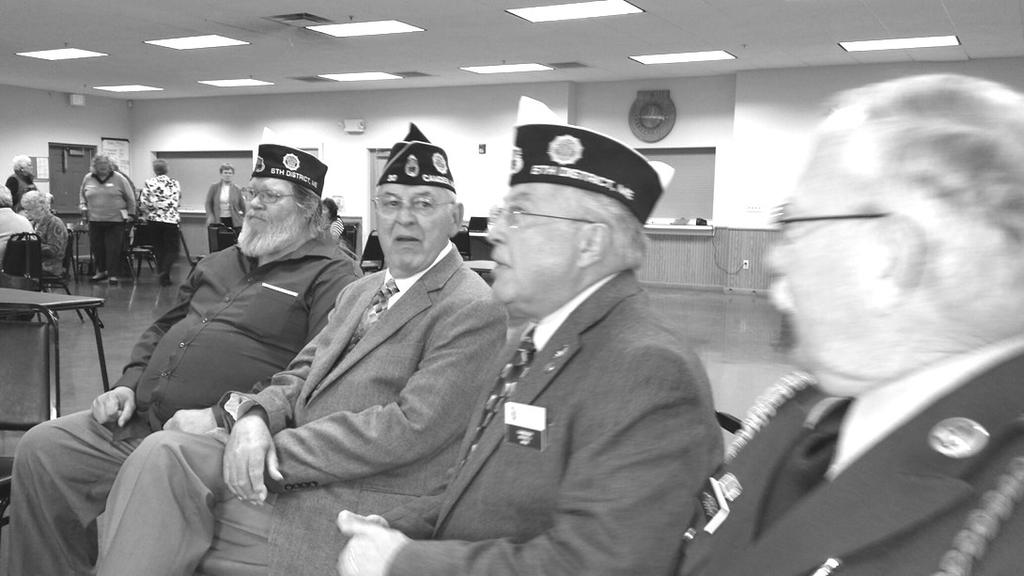 20 THE MAINE LEGIONNAIRE, FEBRUARY 2016 District 6 War Memorial Post 30 Veteran s Day Duties O n November 11th, members of War Memorial Post #30 of Camden made several stops in their local