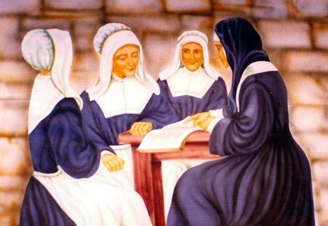 Louise as bridge between social classes After forming the Ladies of Charity, Vincent and Louise began to realize that the direct service of poor persons was not easy for the ladies of nobility.