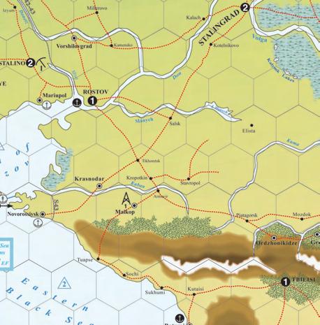 Introductory Scenario OPERATION EDELWEISS Trapped in the Caucasus AXIS UNITS CV HQS 5 ARMOR 4 6 MECH INFANTRY 6* PRODUCTION 8 SOVIET UNITS CV HQS 5 ARMOR MECH INFANTRY 7 5 SHOCK AIR POWER HANDICAP DF