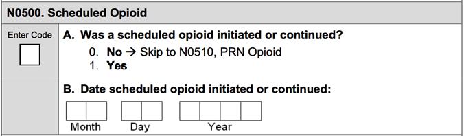 NQF #1617 Bowel Regime for Opioids Numerator Patients from the denominator that are given a bowel regimen or there is documentation as to why this was not needed.