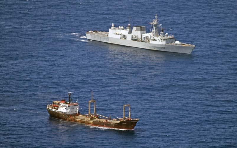 Figure 5. The "Karlsruhe" is in the Gulf of Aden to defend commercial vessels from pirates as part of the EU-led Operation ATALANTA (From: EUNAVFOR, 2010) C.
