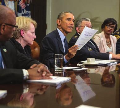 PRESIDENT S TASK FORCE ON 21 ST CENTURY POLICING On December 18, 2014, President Barack Obama issued an Executive Order appointing an 11- member task force on 21 st century policing to respond to a