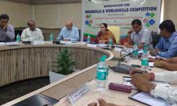 The agenda of the workshop was to prepare for the Skill Olympiad and chalk out the roadmap for the World Skills Competitions.