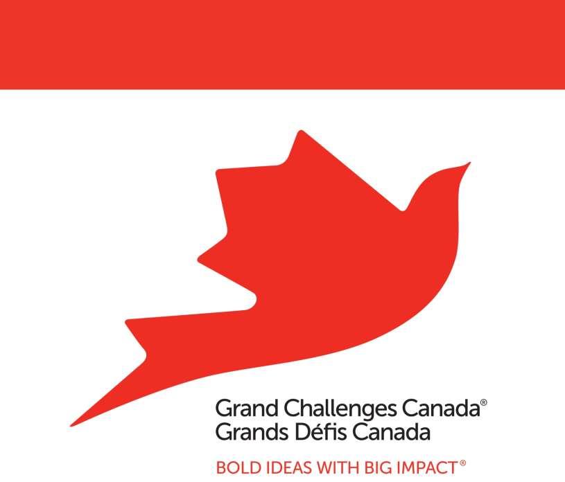 REQUEST FOR PROPOSALS Grand Challenges Canada / Grands Défis Canada MaRS Centre, West Tower, 661 University Avenue, Suite 1720, Toronto, Ontario M5G 1M1 T +1.