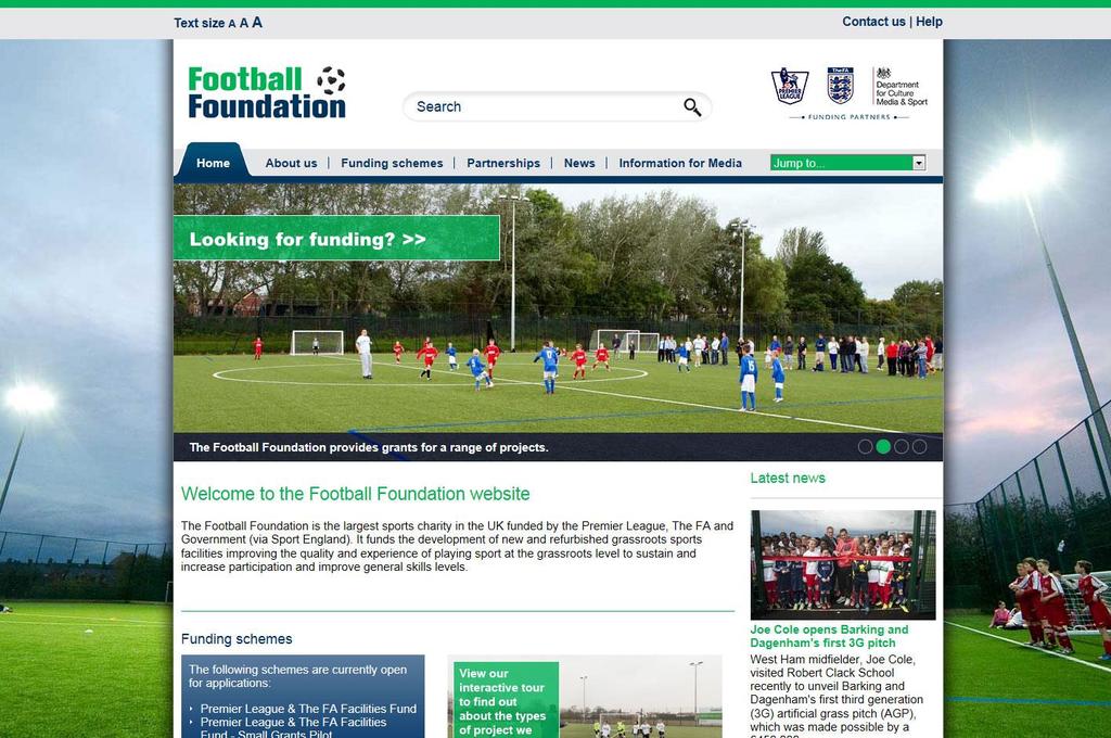 Football Foundation Website. www.footballfoundation.