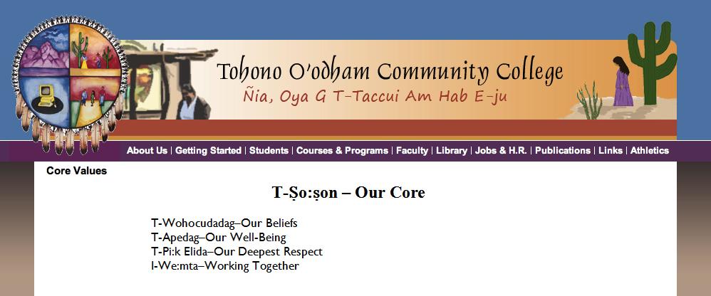 The Tohono O odham Himdag, way of life, tells a person how to interact with the environment,