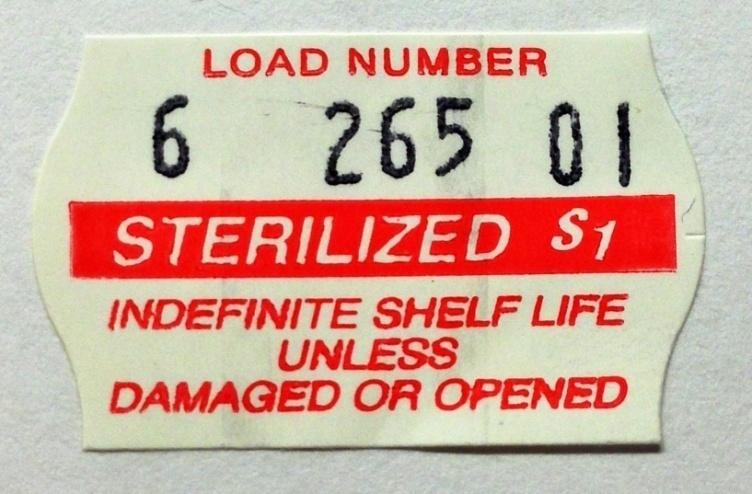 Documentation Lot Control Sticker Sterilizer number Date Load number Specific contents of load