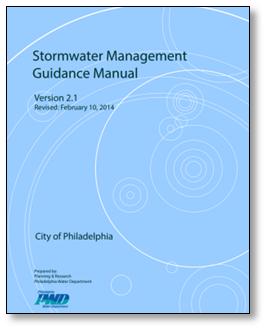 The GSDM references this packet and provides applicable users (those designing right of way GSI projects not initiated by PWD) with design standards, guidance on siting, information on elemental