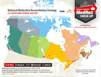 Cross Country MedRec Check-Up Updated and revised to incorporate direct links to Canadian research papers, articles, tools and resources Canadian MedRec Map will be directly linked to a new World