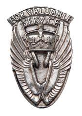 This new insignia was also worn by military personnel who had been awarded a King s (later Queen s) Commendation for Brave Conduct or King s (later Queen s) Commendation for Valuable Service in the