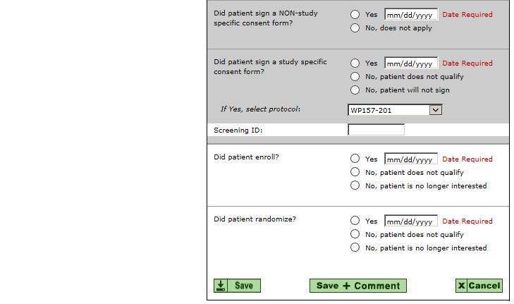 On 3/10/2012 you realize you need to reschedule the patient. A. Select No, patient did not show next to the question Did patient attend the scheduled appointment? B.