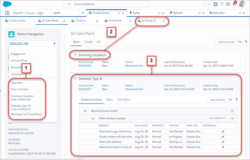 Customize the Care Console When enabled, all care plans for a patient appear in a condensed view within the console, allowing easy access to the underlying problems, goals, and tasks.