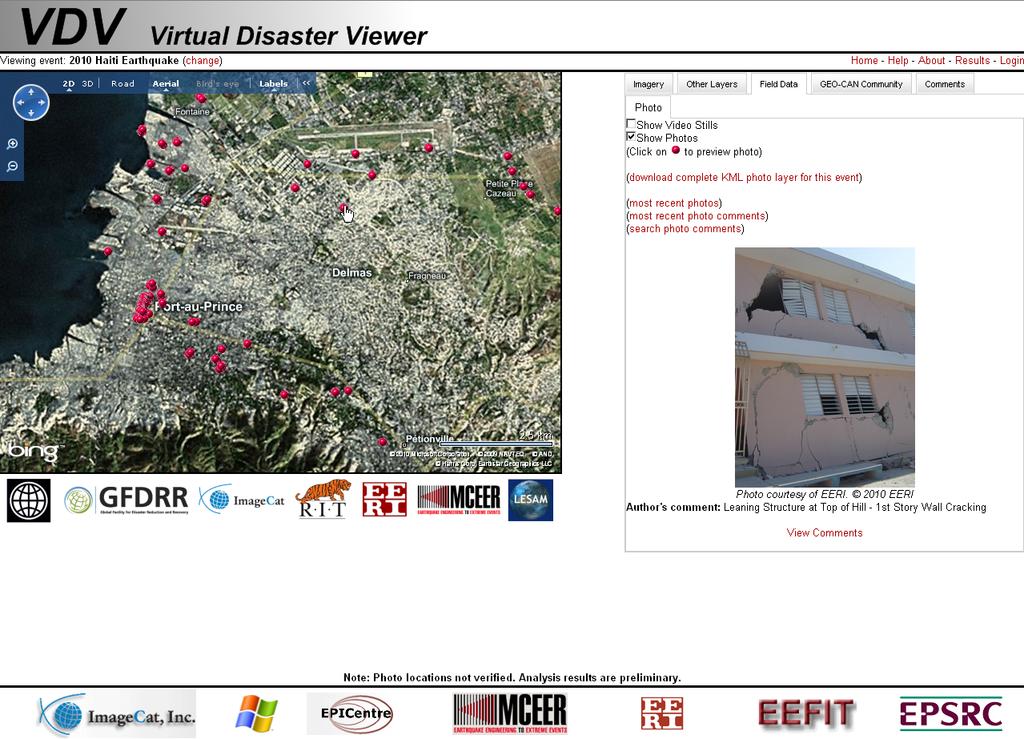 Virtual Disaster Viewer www.