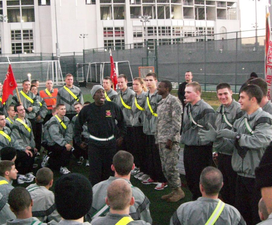 Page 10 Commissioning Seniors LTC Duncombe II addresses Cadets after completing a monthly Battalion Fun Run Class of 2011 Branch Assignments LEGEND: AG-Adjutant General; AR-Armor; AV-Aviation; EN-