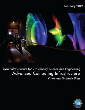 jsp) Campus Bridging, Cyberlearning & Workforce Development, Data & Visualization, Grand Challenges, HPC, Software for Science & Engineering Included recommendation for NSF-wide CDS&E program Vision