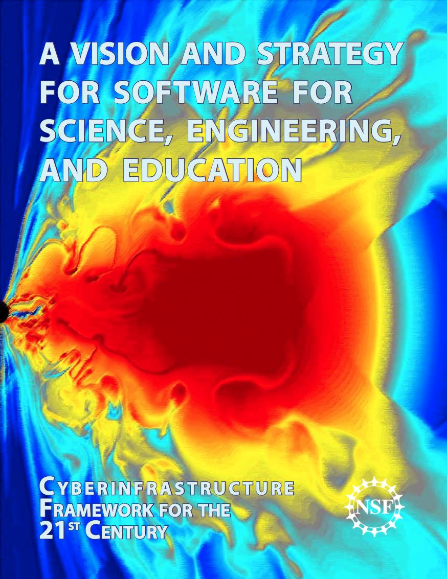 Software Vision NSF will take a leadership role in providing software as enabling infrastructure for science and engineering research and education, and in promoting software as a principal component