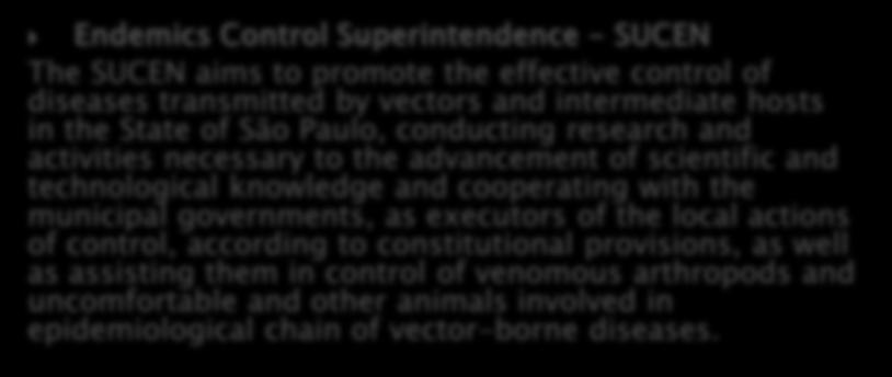 Endemics Control Superintendence Endemics Control