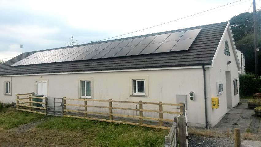 Exhibit 2: Salem Community Hall has benefitted from solar panels, car charging port and lithium ion battery capacity Source: Carmarthenshire Energy Limited 9 The Auditor General has received