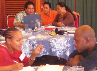 In September facilitation support was given to a regional volunteering development workshop for seven national societies in the Pacific.