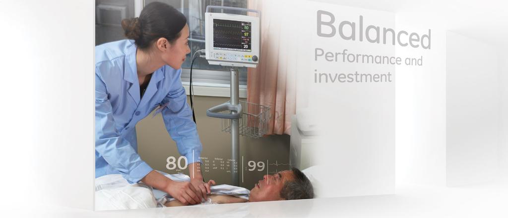 GE Healthcare B20 Patient Monitor 1 Connecting intelligence and care.