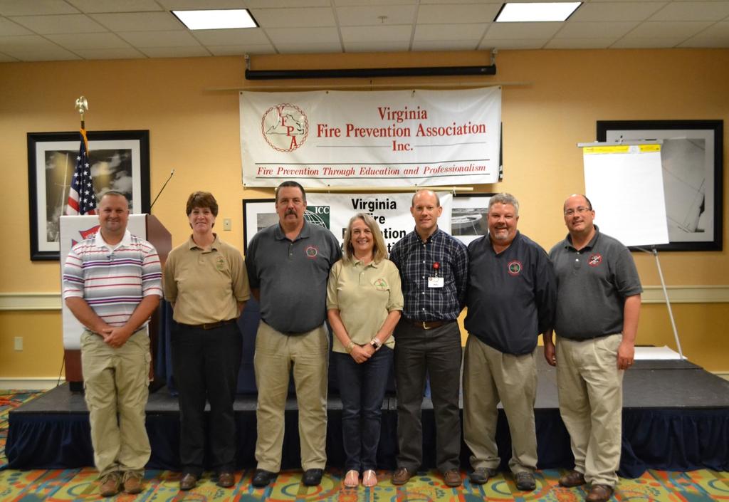 Page 4 VFPA NEWS VFPA Elects 2017/2018 Executive Board The VFPA Membership Elected the 2017/2018 Executive Board of Directors at the 2017 Spring Training Conference and Annual Meeting in Virginia