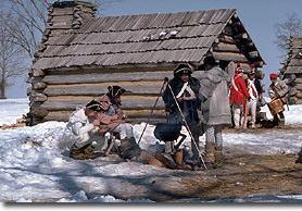 Steuben used the winter at Valley Forge to turn the