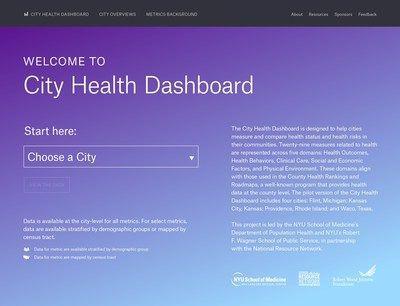 City Health Dashboard NYC