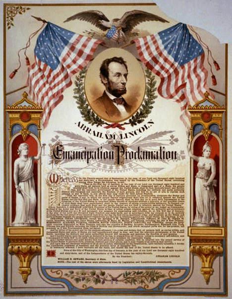 Emancipation Proclamation -Formal emancipation of all slaves in states of rebellion (except Union-occupied areas) that did not return to Union control by 1 January 1863 -Provided slaves with the