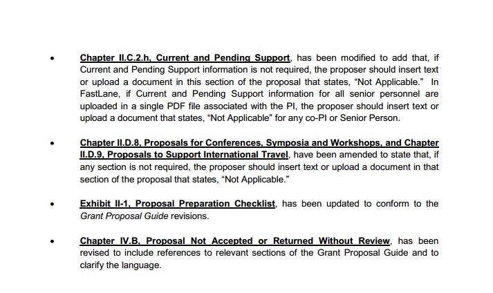 FOUR COMMON NSF PROPOSAL COMPLIANCE ERRORS 1 2 3 Format and Length Wrong in the Project Summary The NSF updated Project Summary requirements a year ago, but many aren t using the three required