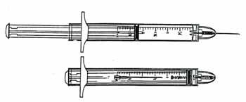 Hypodermic syringes with Retractable
