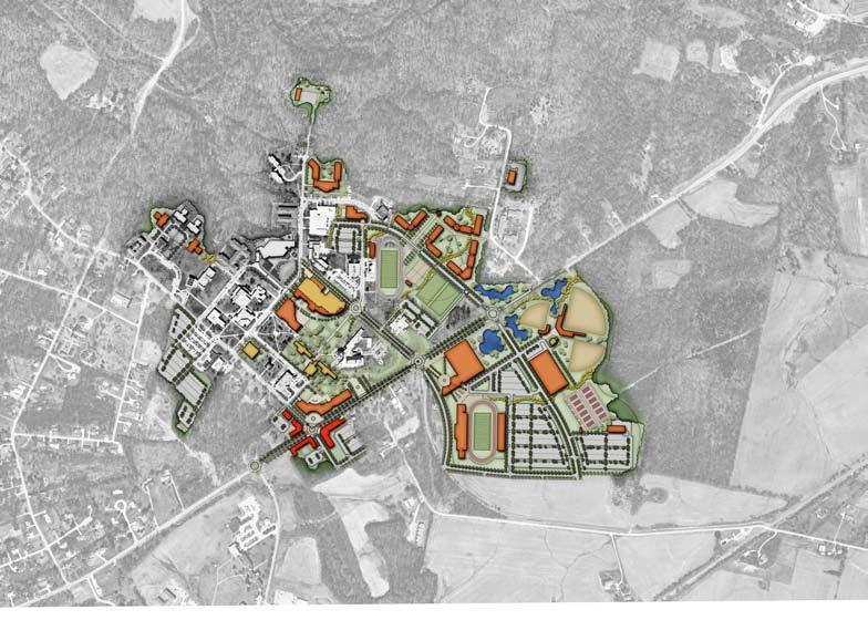 The core implementation of this master plan, Phases 1-3, will occur incrementally over the next ten years and will provide the appropriate facilities to support an enrollment of 5,000 students at the