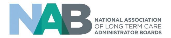 National Association of Long-Term Care Administrator Boards NABVerify User