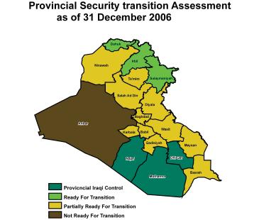 11 Accelerating Toward Self-Reliance At the start of 2006, only 29 percent of Iraqi Army units one IA division, eight brigades, and 37 battalions were in the lead ; that is, responsible for their own